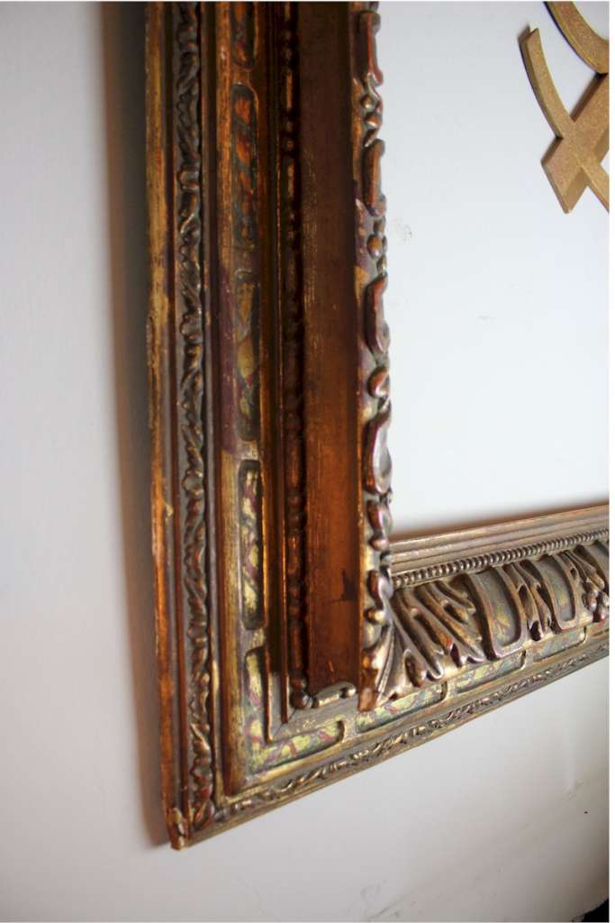 Large Victorian gilt frame