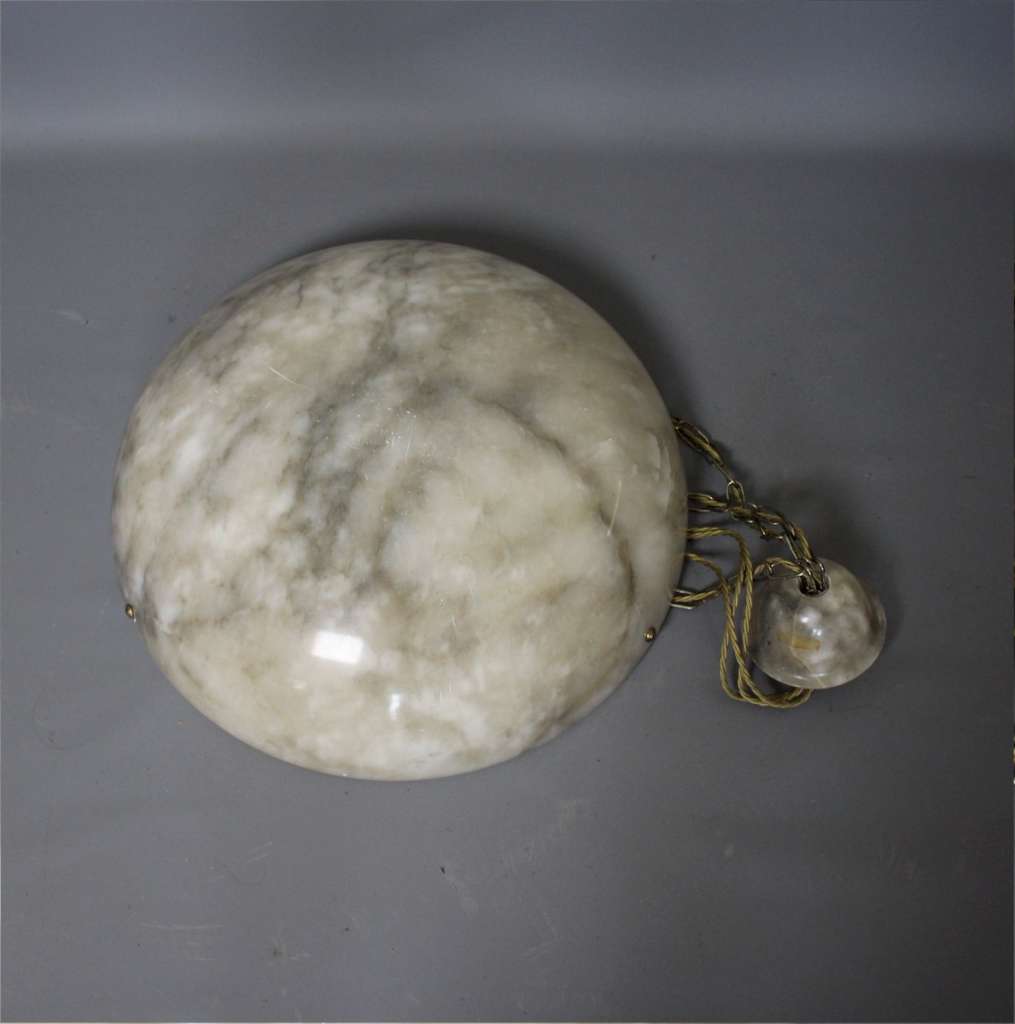 Alabaster ceiling light bowl