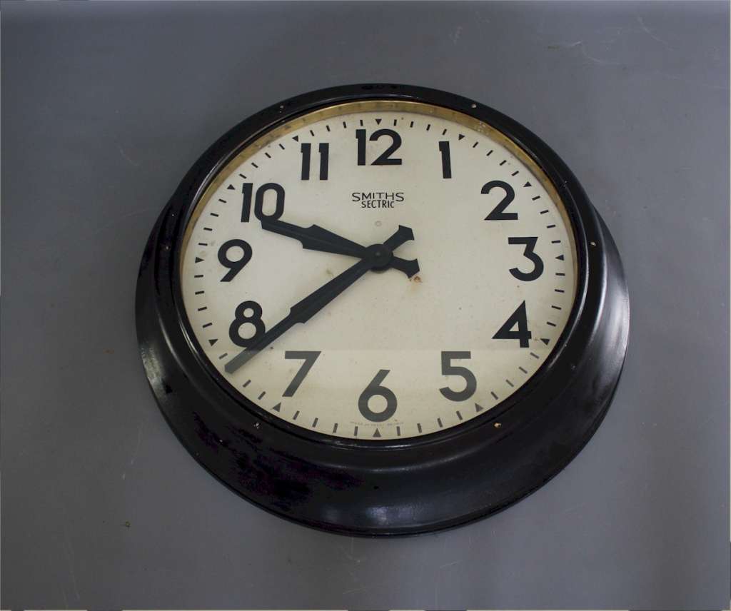 Large Factory clock by Smiths Sectric.