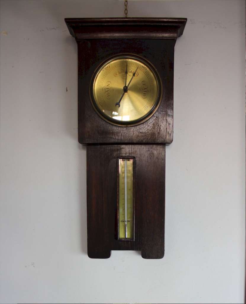 Liberty & Co arts and crafts oak barometer