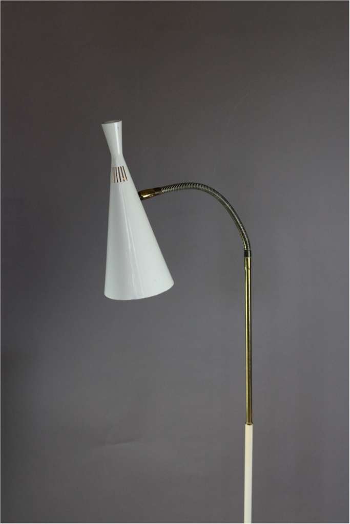 1950s floor lamp. Designed by GA Scott in the late 1950s for Maclamp