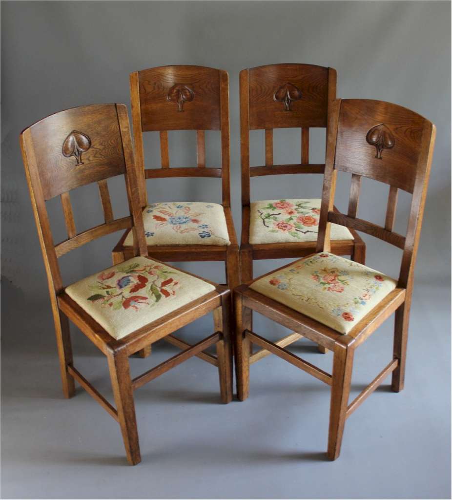 Arts and crafts chairs by W.J Neatby
