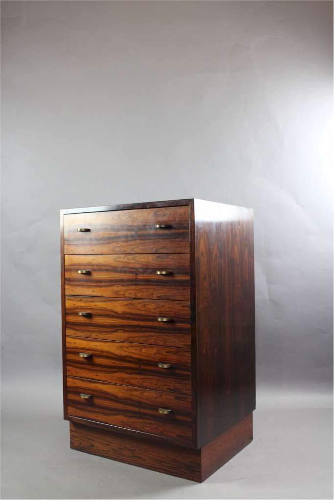 Rosewood chest of drawers for Mellemstrands Norway c1960's