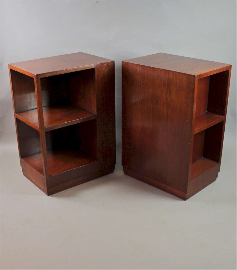 Pair of Modernist side tables c1930's