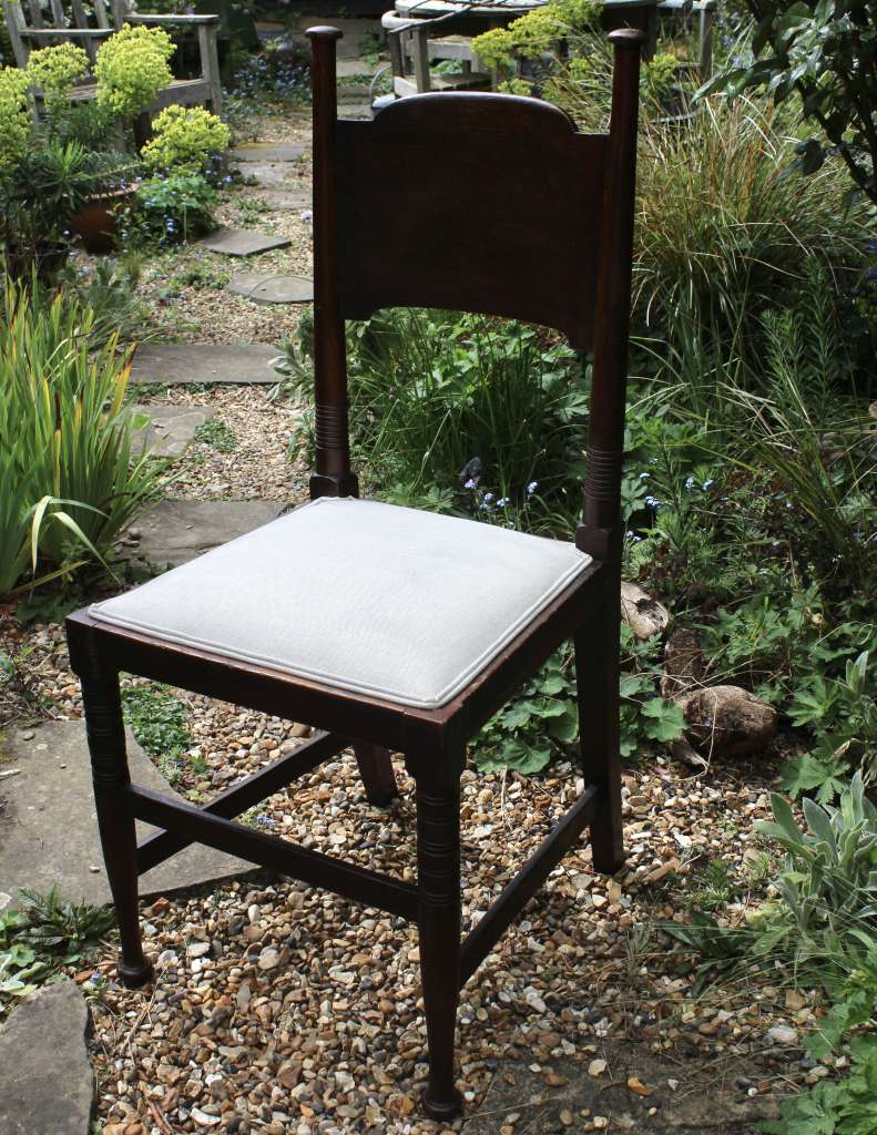 Pair Of Arts And Crafts Oak Chairs By William Birch