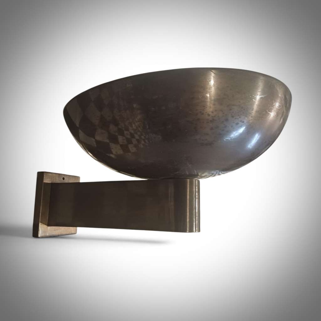 Art Deco pair of uplighter wall lights circa 1930