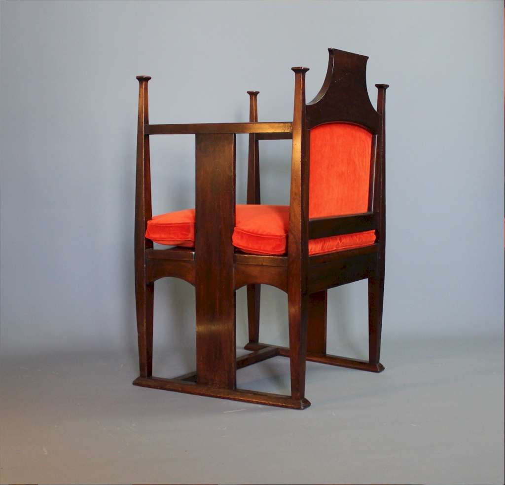 William Birch arts and crafts chair by E.G Punnett