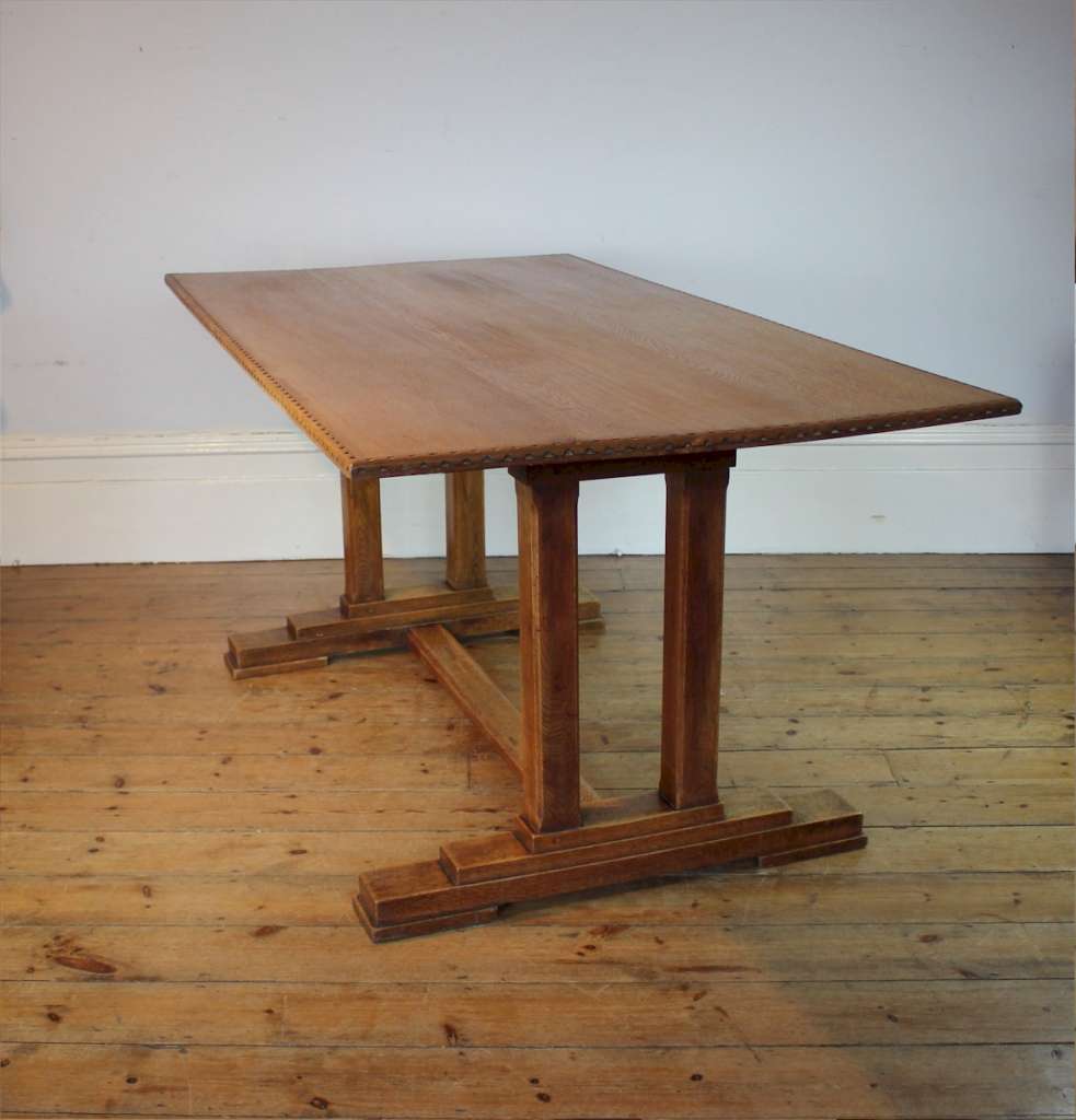 Cotswold School solid oak refectory table