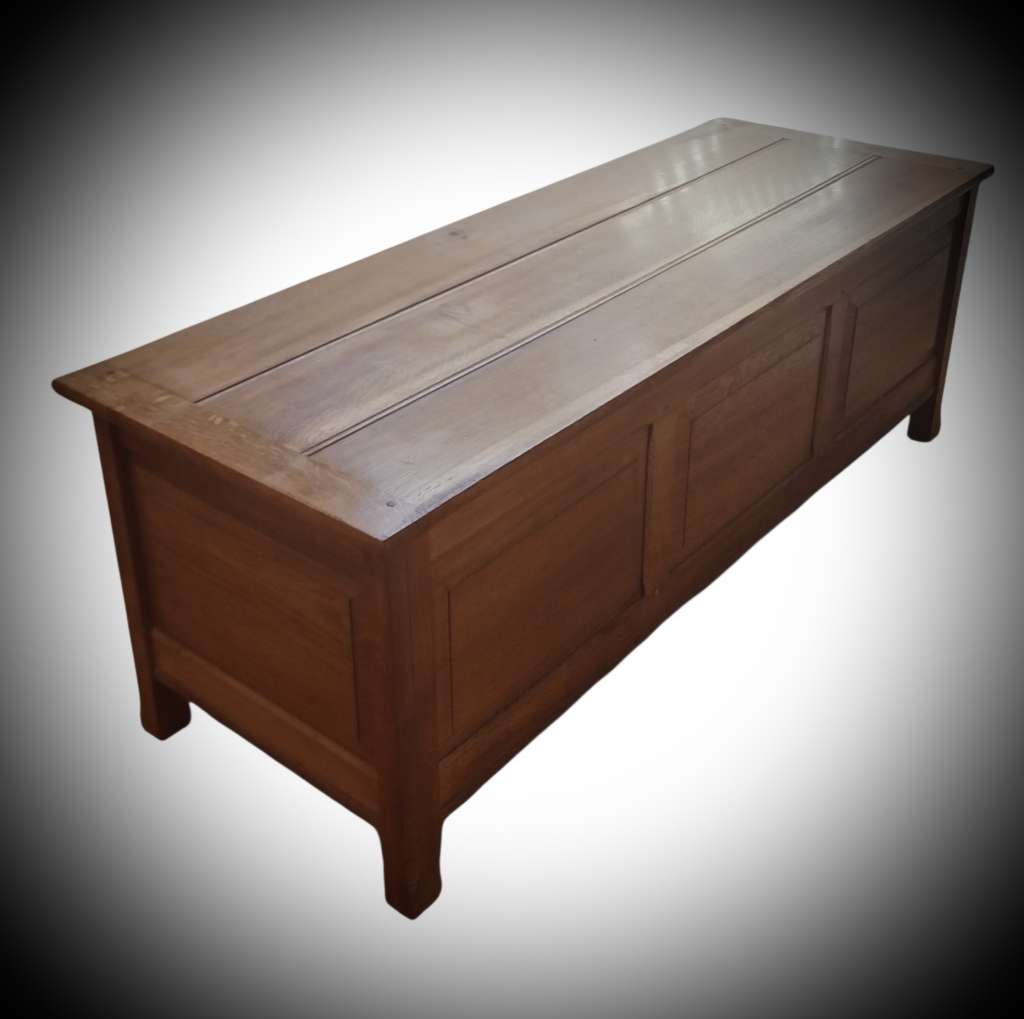 Reynold of Ludlow Oak Cotswold school blanket box, Heals