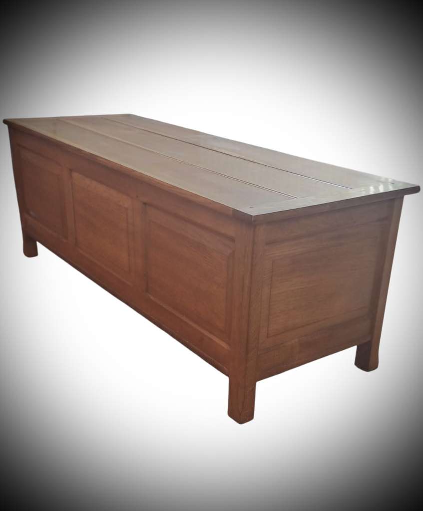 Reynold of Ludlow Oak Cotswold school blanket box, Heals