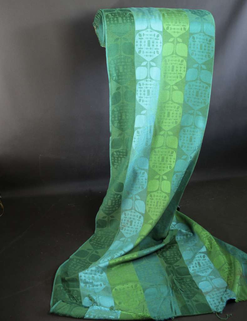 Roll of Jacquart fabric c1970's