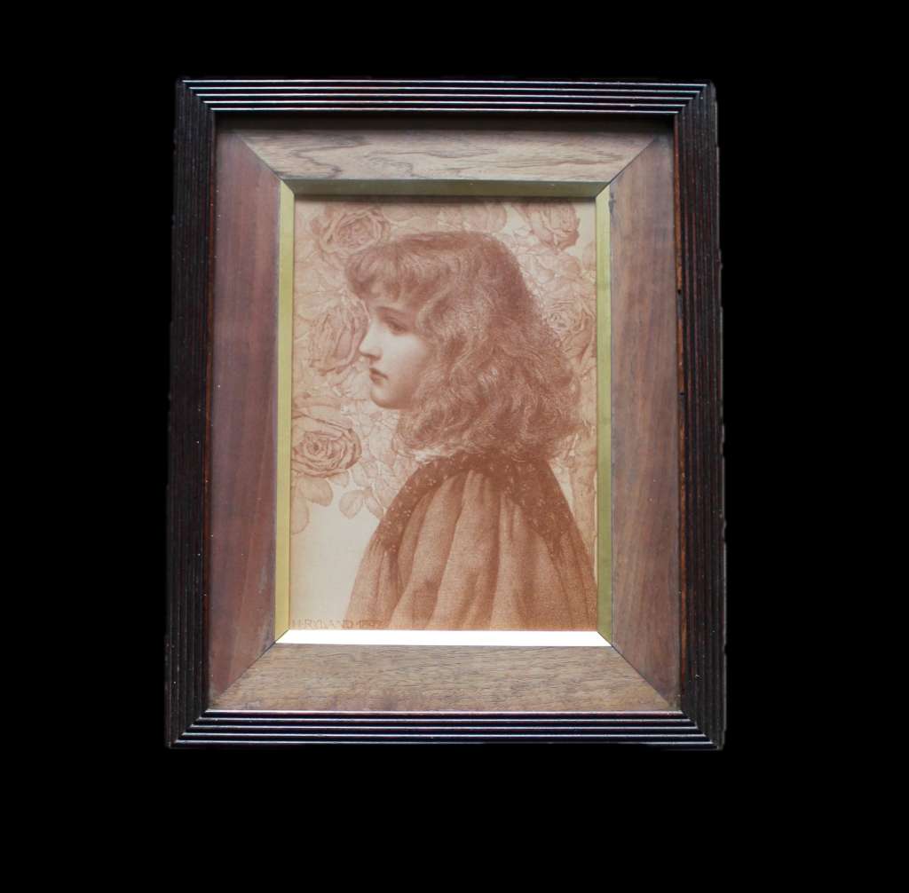 Pre-Raphaelite print by Henry Ryland
