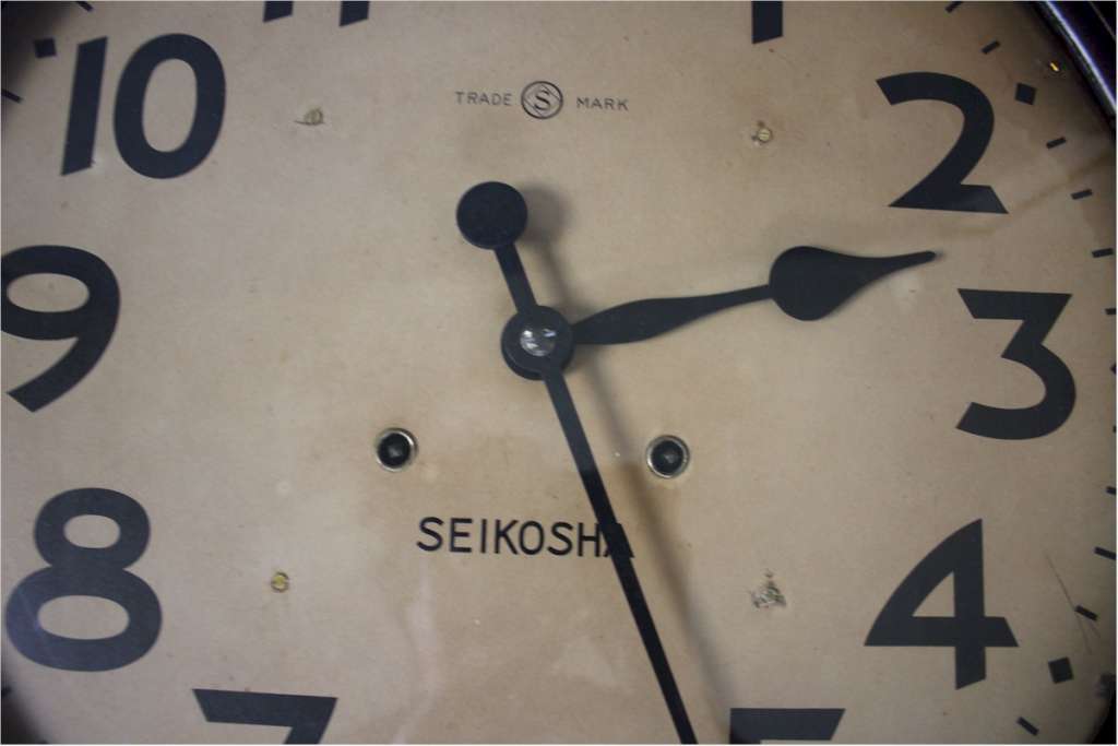 Seikosha Japanese mahogany wall clock
