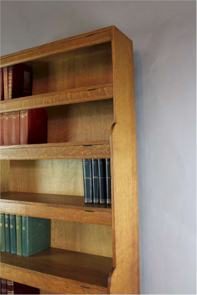 Arthur Simpson and the Handicrafts arts and crafts waterfall bookcase