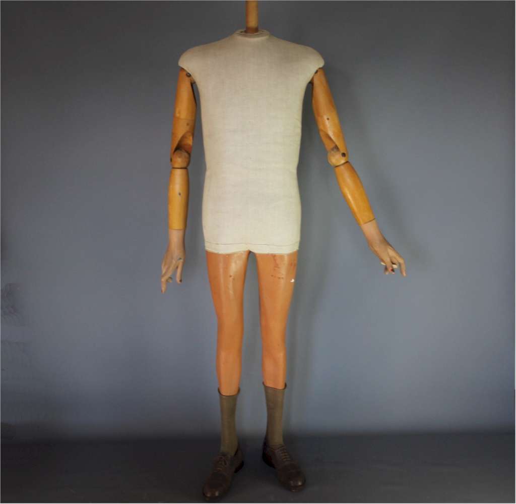 Shop display articulated mannequin c1950