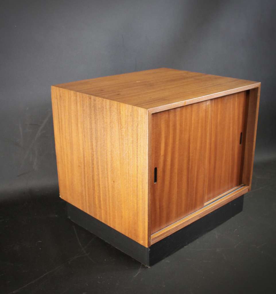 Teak Mid Century Record Housing cabinet