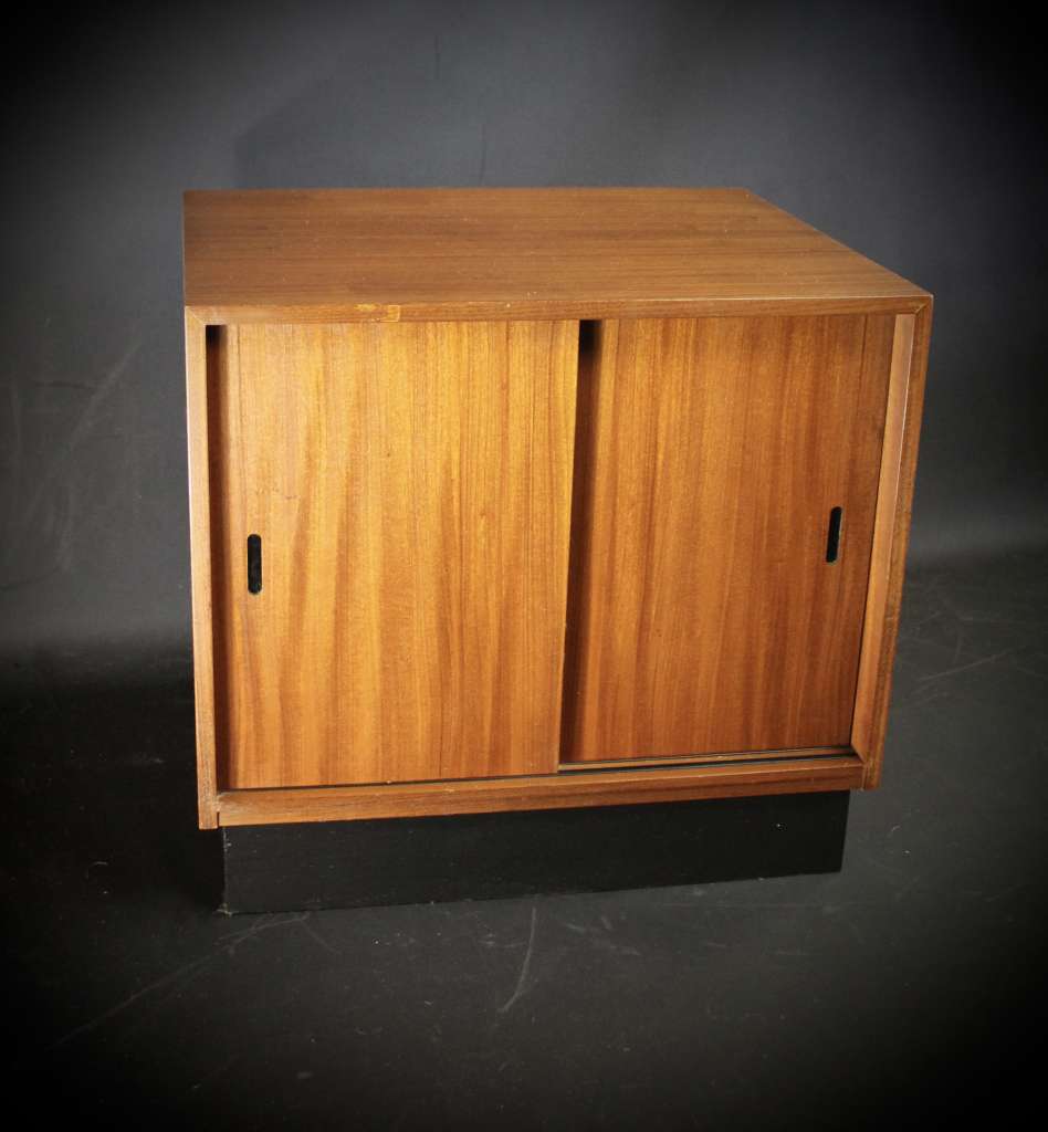 Teak Mid Century Record Housing cabinet