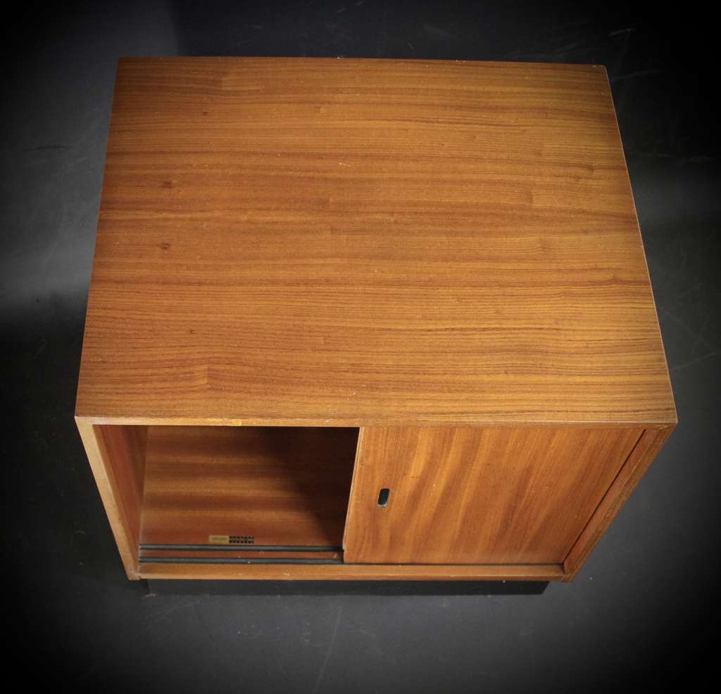 Teak Mid Century Record Housing cabinet