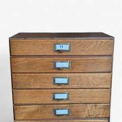 Tabletop filing cabinet No 2 holds A4 paper