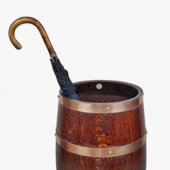 Substantial umbrella stand by R A Lister of Dursley