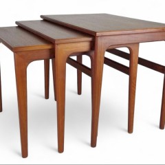 Mid Century Danish nest of tables in teak