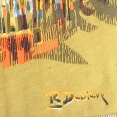 Robert Debieve woven wool (not printed version) tapestry 