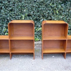 Pair of Art Deco bookcases / bedside cabinets