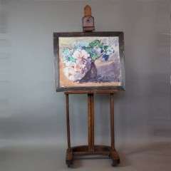 19th century artists easel by P.Berville