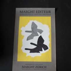 George Braque poster for Galerie Maeght Zurich