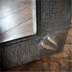 Large arts and crafts mirror , Scottish school