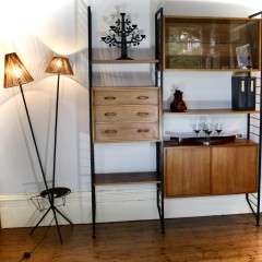 Ladderax Mid Century Shelving System By Staples