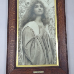 Print by Henry Ryland ' Supplication ' 1898