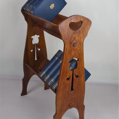 Arts and crafts bookstand for Liberty & Co