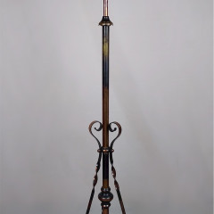 Arts and crafts adjustable standard lamp