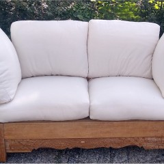 Weathered oak sofa bed for Heals