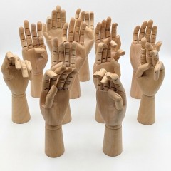 12 modern fully articulated hands 6 + 6