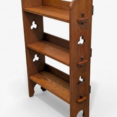 Liberty & Co bookcase in golden oak