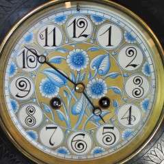 Aesthetic Movement clock Lewis.F.Day c1880