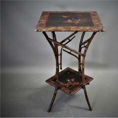 Aesthetic Movement Bamboo Lacquered occasional table