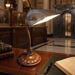 Bankers Lamp circa 1920's