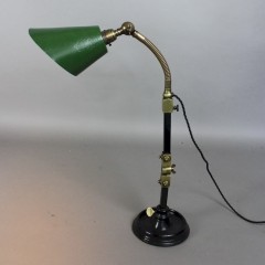 Industrial ,adjustable , work lamp c1930