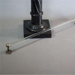 1930's glass rod towel rail.
