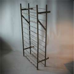French wrought iron wine rack