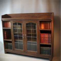 arts and crafts oak bookcase by Liberty & Co