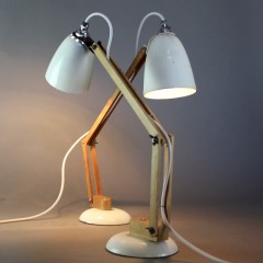 Retro pair of Maclamps by Terence Conran 1970's