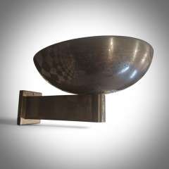 Art Deco pair of uplighter wall lights circa 1930