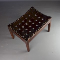 Arts and crafts stool by Arthur Simpson.