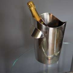 Swiss silver plated ice bucket 1950's