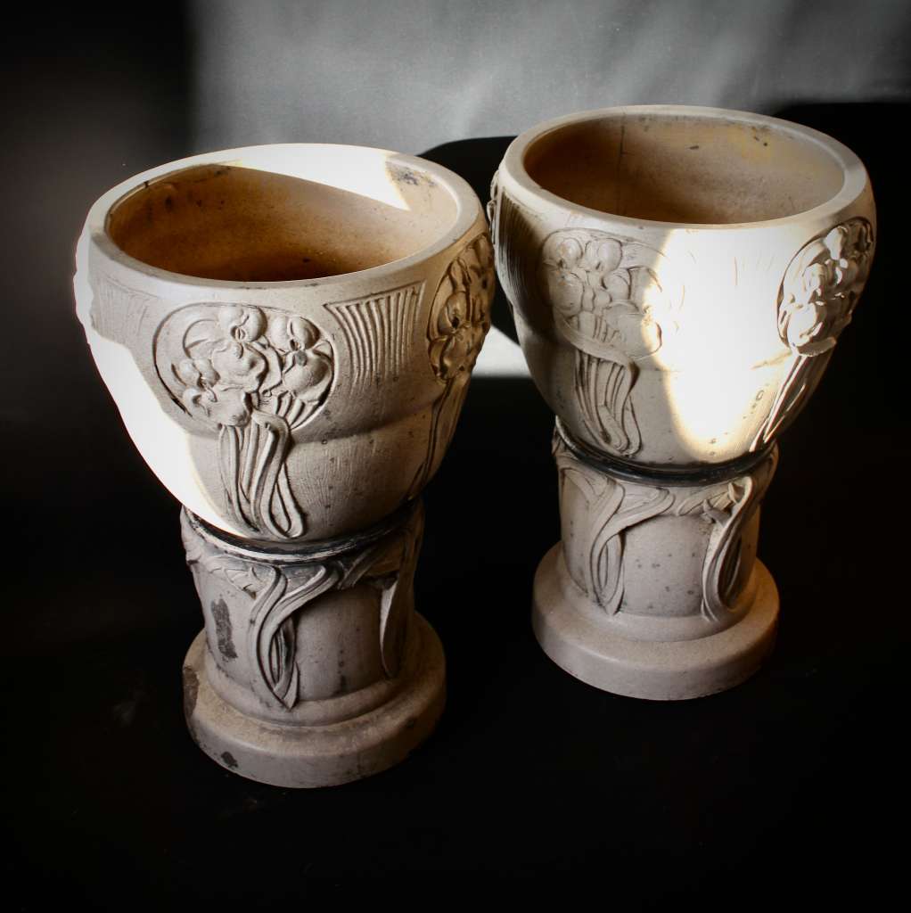 Pair of Arts and Crafts Jardinieres by LefCo