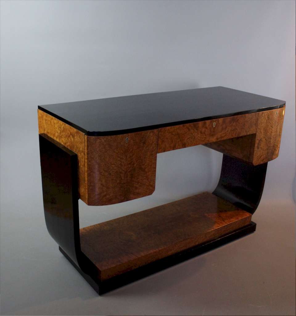 Art Deco U Base console table